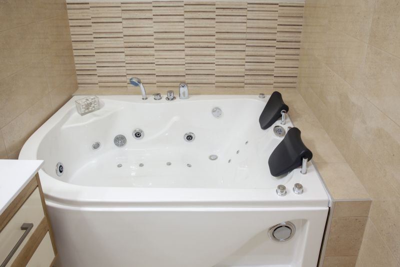 Spa-Style Corner Tub